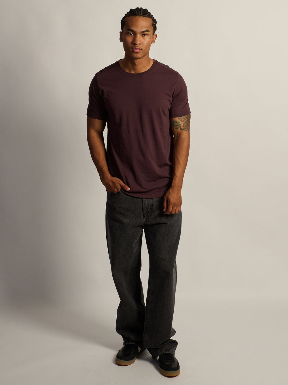 VICTOR CREWNECK - PLUM