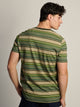 VICTOR CREWNECK TEE - GREEN STRIPE BOATHOUSE ESSENTIALS - Boathouse USA