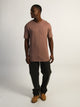 LONG FIT TEE - BURGUNDY