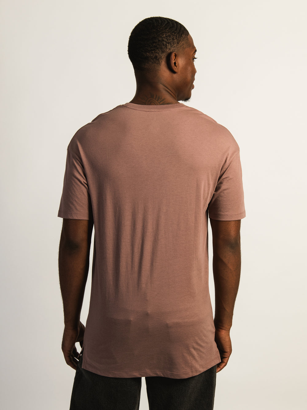 LONG FIT TEE - BURGUNDY
