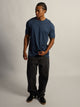 LONG FIT TEE - HEATHER NAVY BOATHOUSE ESSENTIALS - Boathouse USA