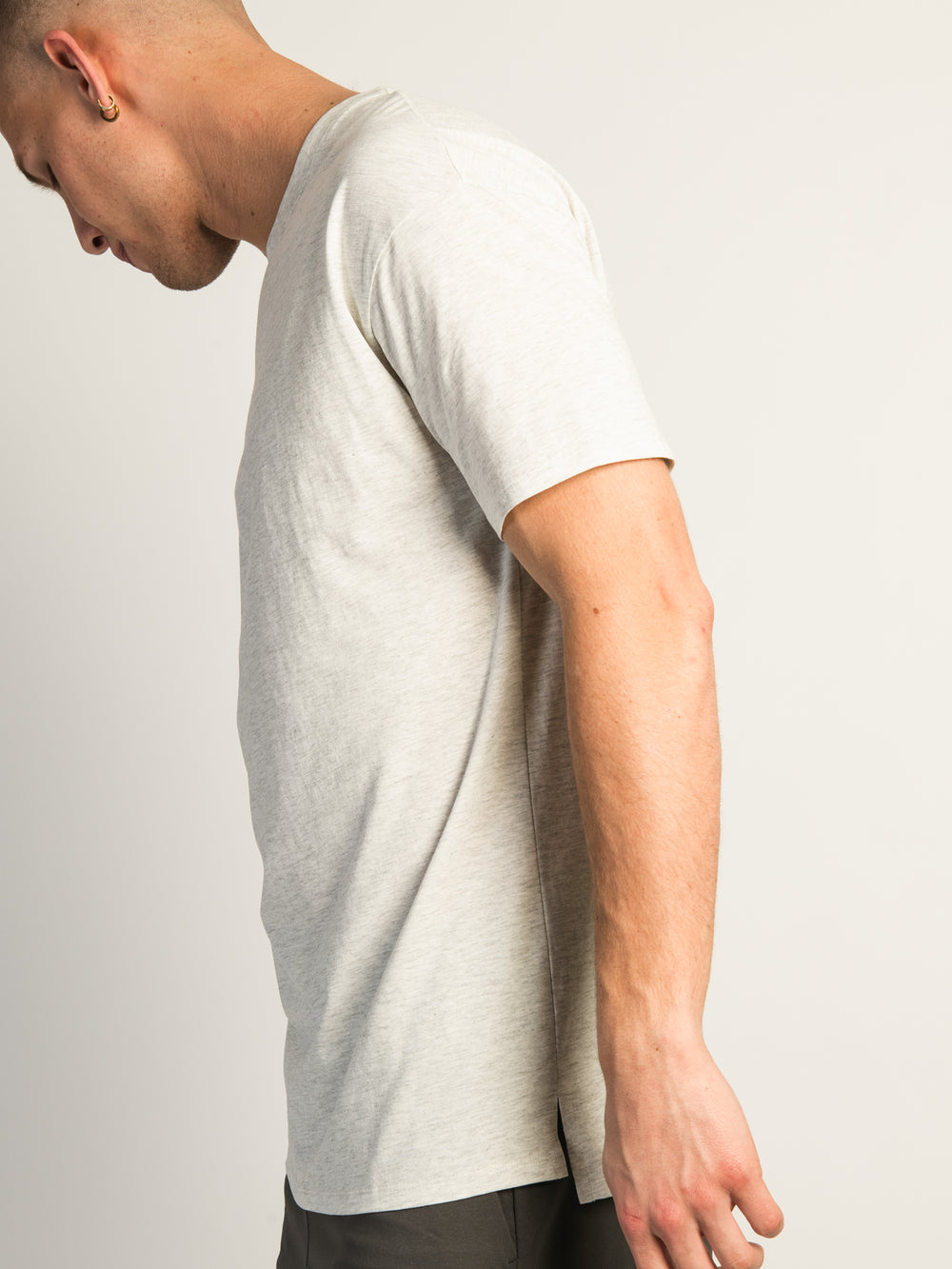 LONG FIT T-SHIRT- OATMEAL