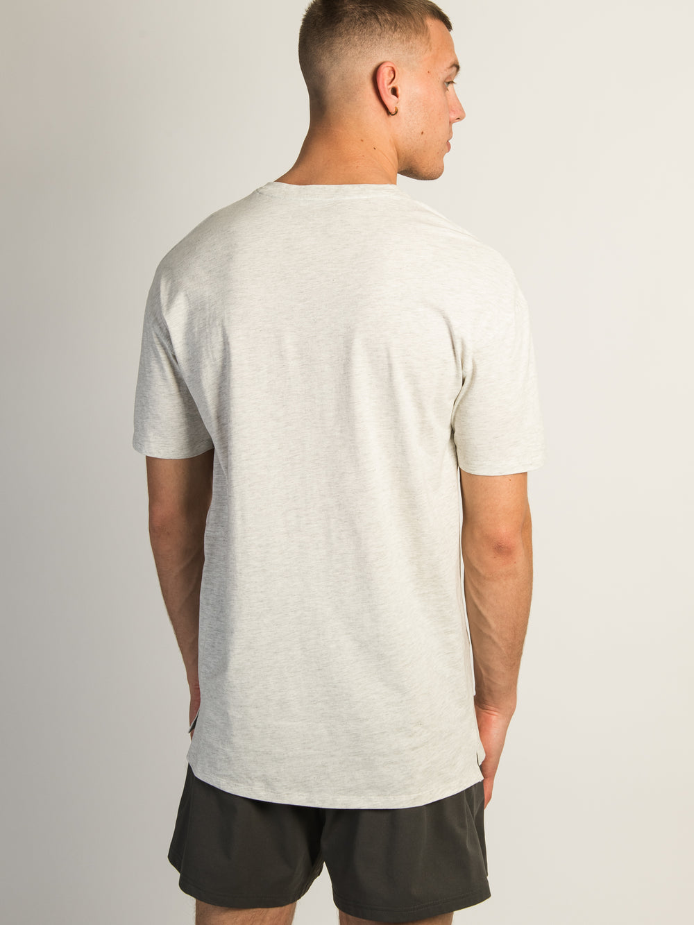 LONG FIT T-SHIRT- OATMEAL