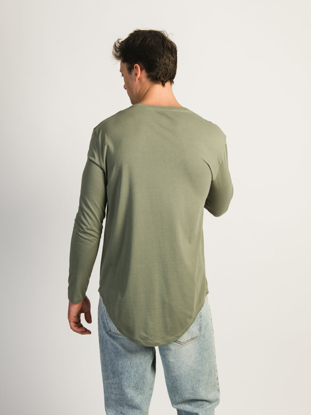 LONG SLEEVE LONGLINE TEE