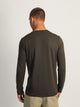 LONG SLEEVE CREWNECK TEE- CHARCOAL BOATHOUSE ESSENTIALS - Boathouse USA