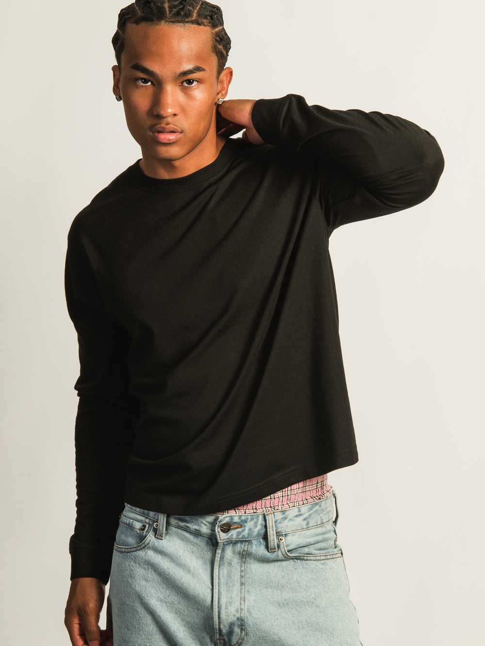 LONG SLEEVE TEE - BLACK