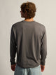 LONG SLEEVE TEE - CHARCOAL BOATHOUSE ESSENTIALS - Boathouse USA