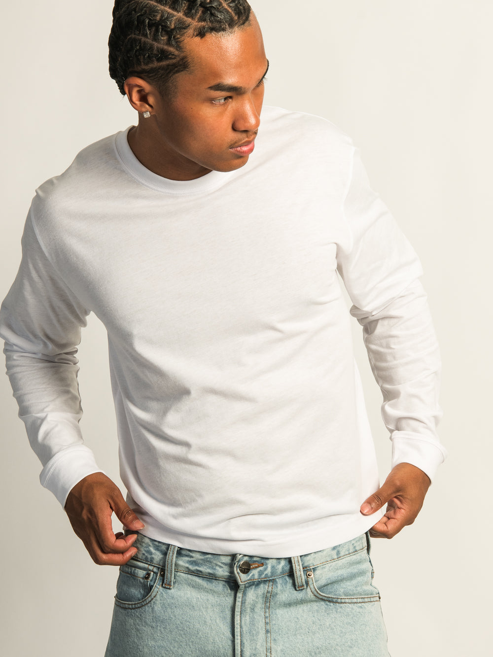 LONG SLEEVE TEE - WHITE