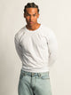 LONG SLEEVE TEE - WHITE BOATHOUSE ESSENTIALS - Boathouse USA