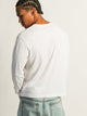 LONG SLEEVE TEE - WHITE BOATHOUSE ESSENTIALS - Boathouse USA