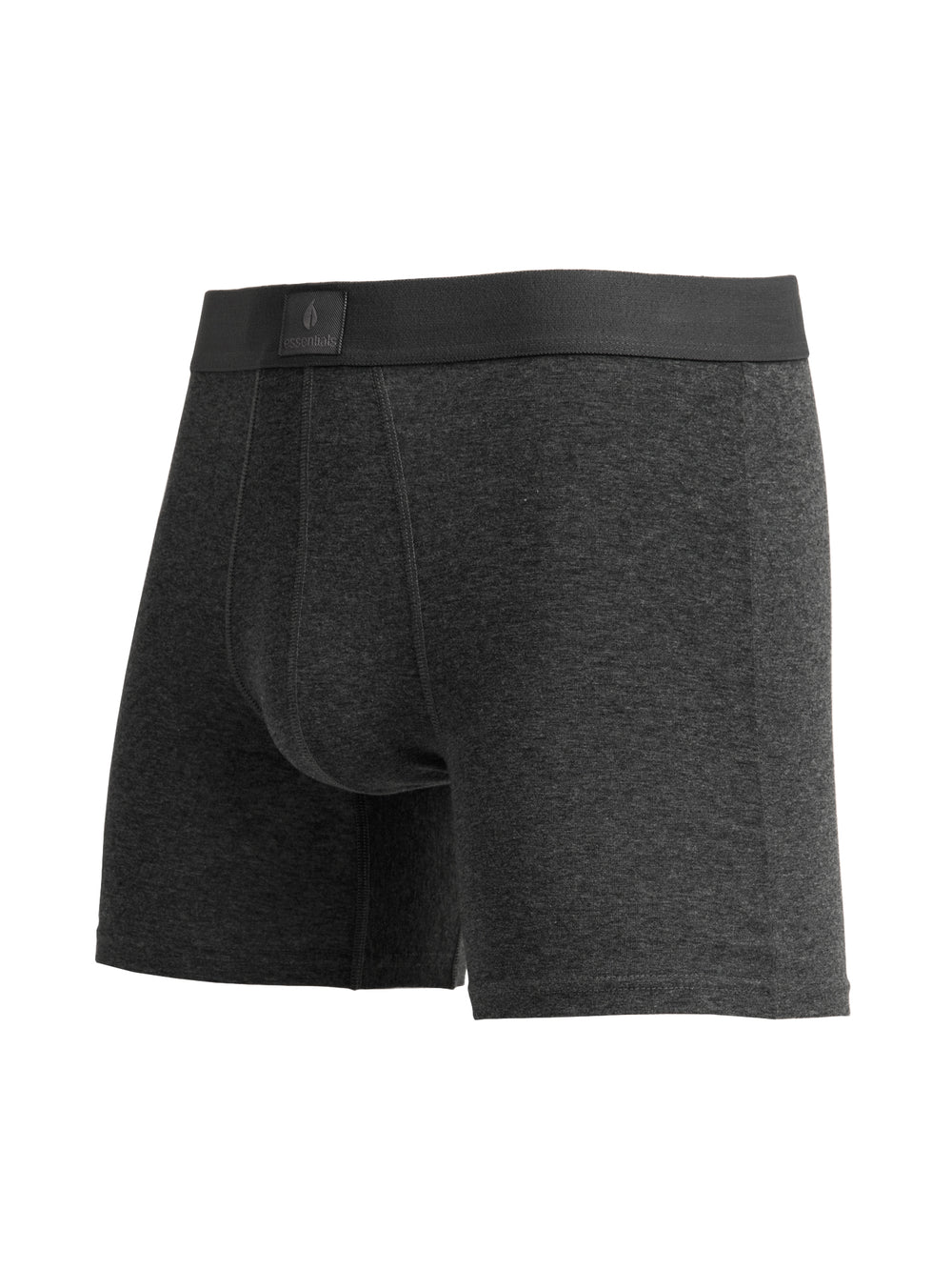 SOLID BOXER BRIEF - CHARCAOL