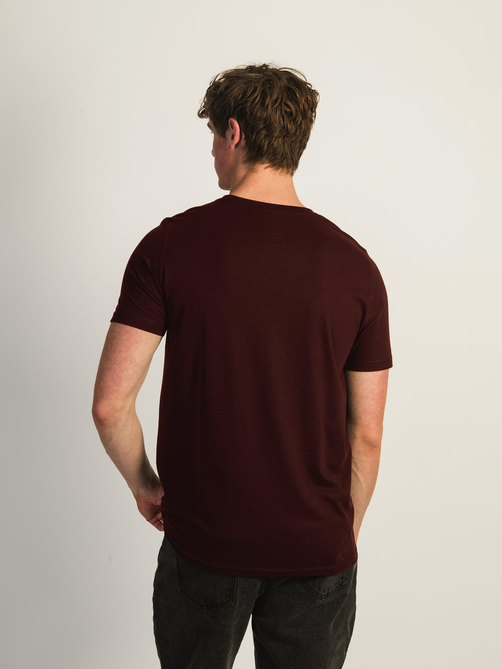 VICTOR CREWNECK TEE - PLUM