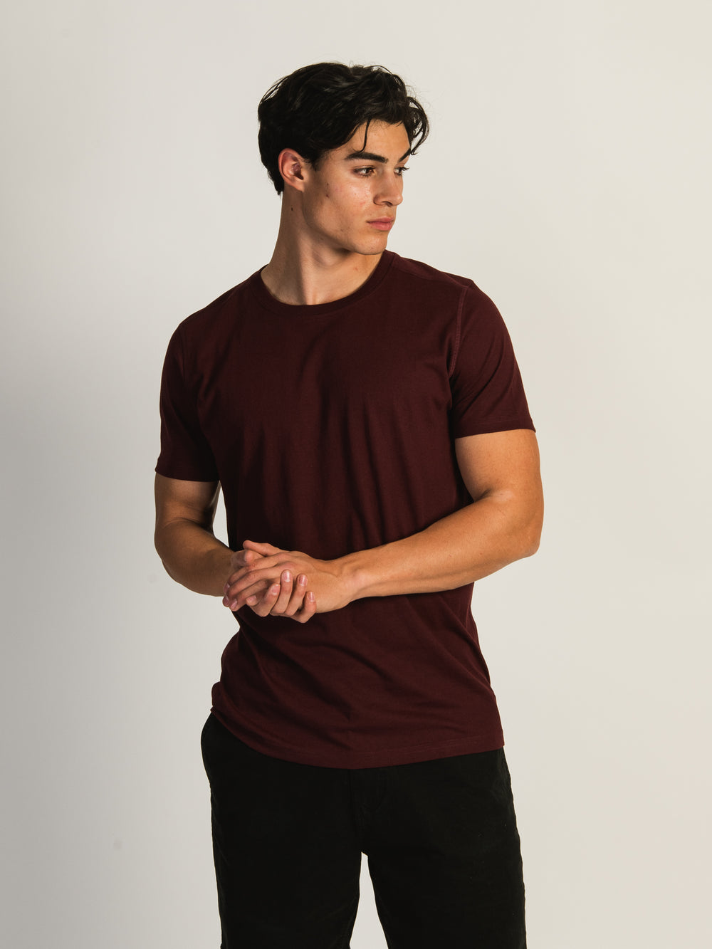 VICTOR CREWNECK TEE - PORT