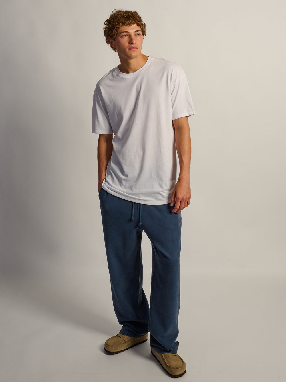 LONG FIT TEE - WHITE