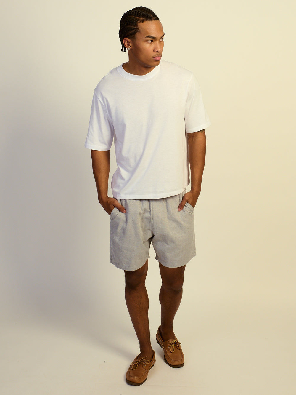 KOLBY SHORT CUT TEE - WHITE