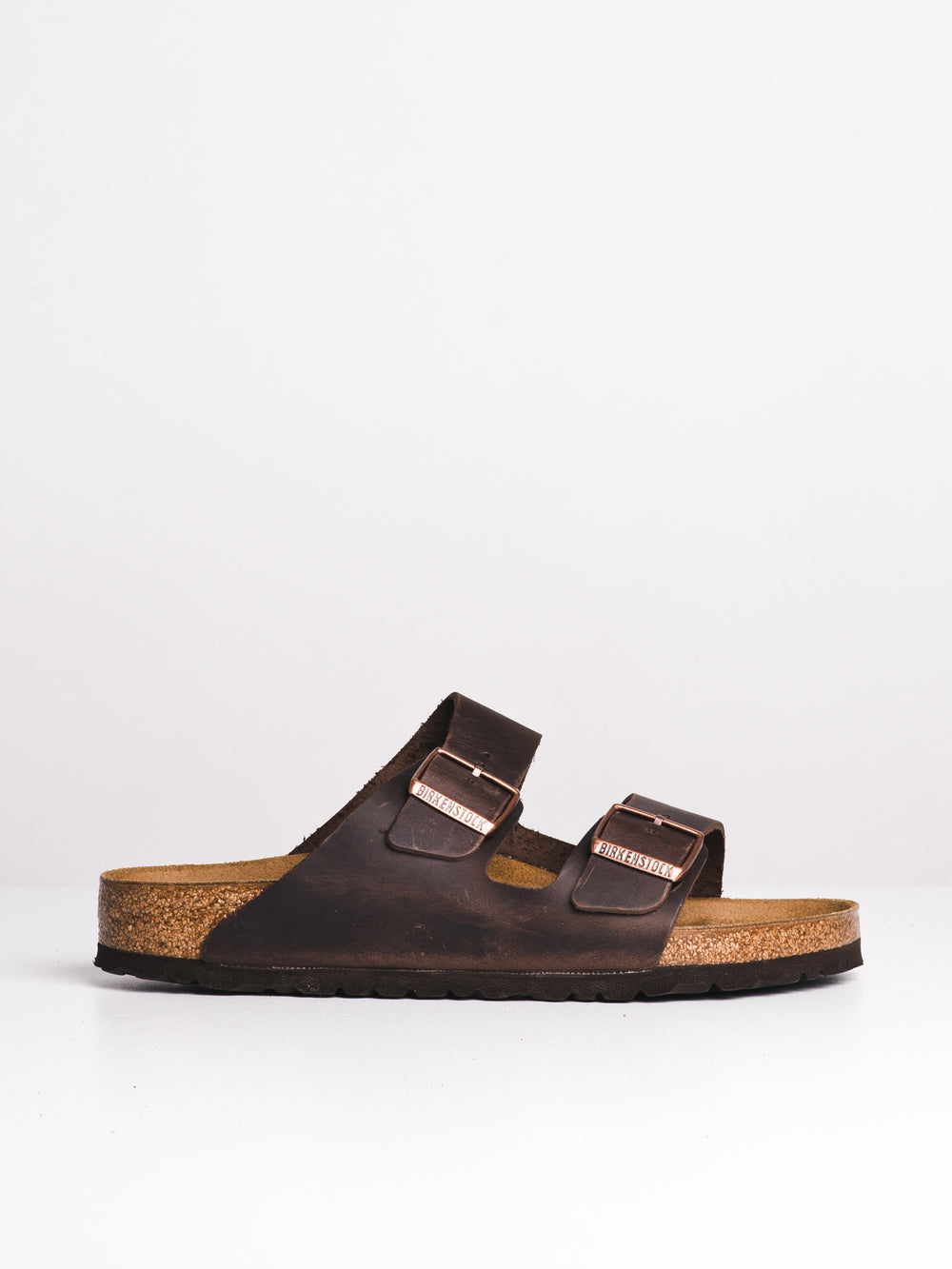 MENS BIRKENSTOCK ARIZONA OILED LEATHER HAVANA SANDALS - REGULAR FIT