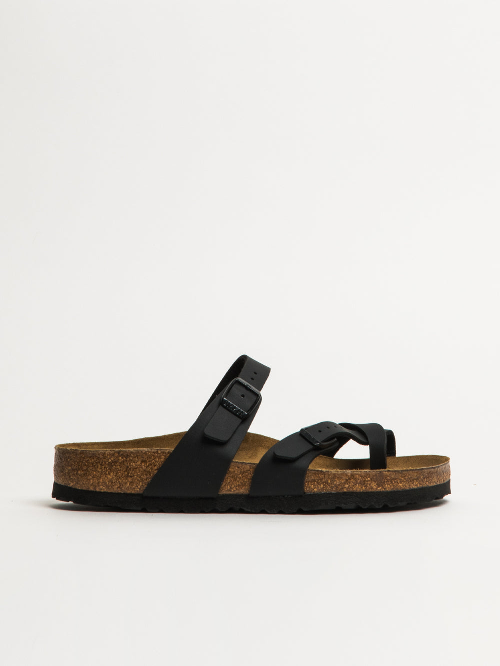 WOMENS BIRKENSTOCK MAYARI BLACK SANDALS