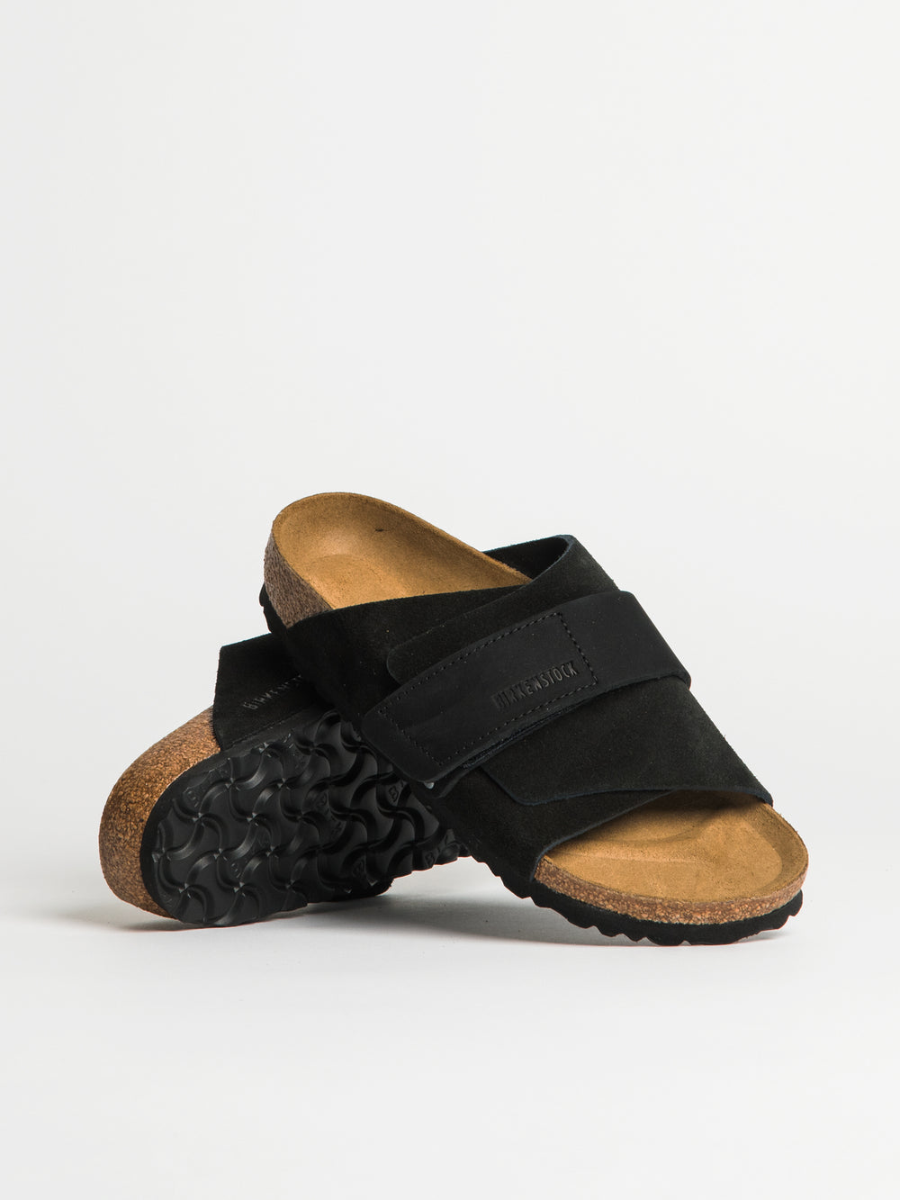 WOMENS BIRKENSTOCK KYOTO NUBUCK SUEDE NARROW FIT SANDALS