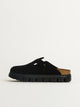 WOMENS BIRKENSTOCK BOSTON CHUNKY SUEDE - BLACK BIRKENSTOCK - Boathouse USA