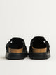 WOMENS BIRKENSTOCK BOSTON CHUNKY SUEDE - BLACK BIRKENSTOCK - Boathouse USA