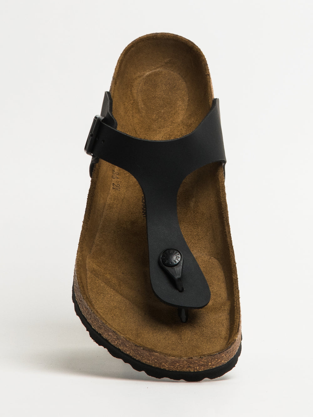 MENS BIRKENSTOCK GIZEH BF REGULAR SANDALS - BLACK