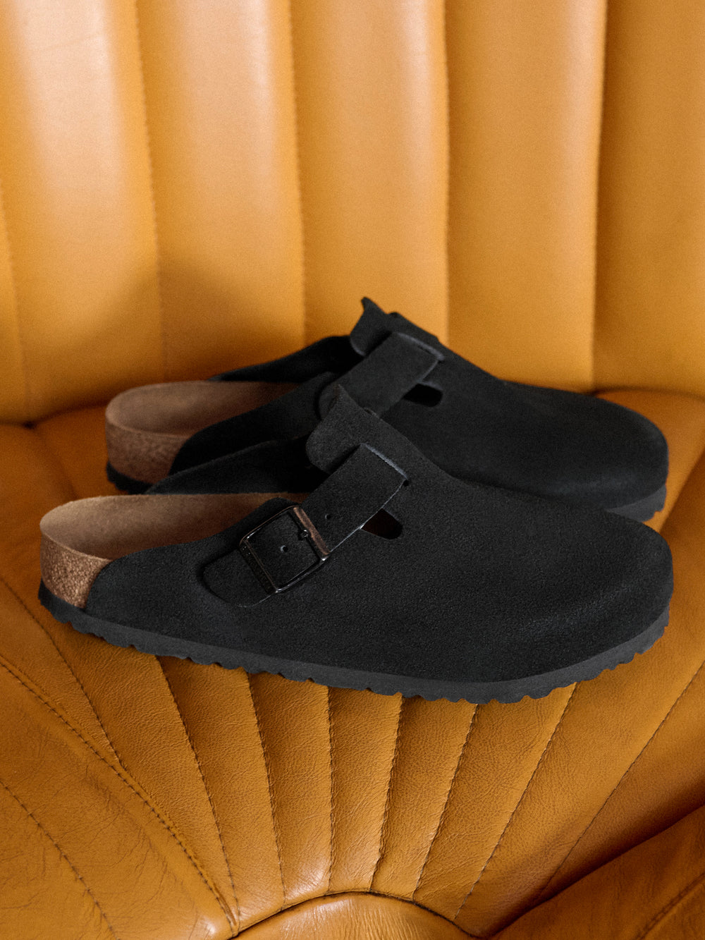 WOMENS BIRKENSTOCK BOSTON CLOG - BLACK