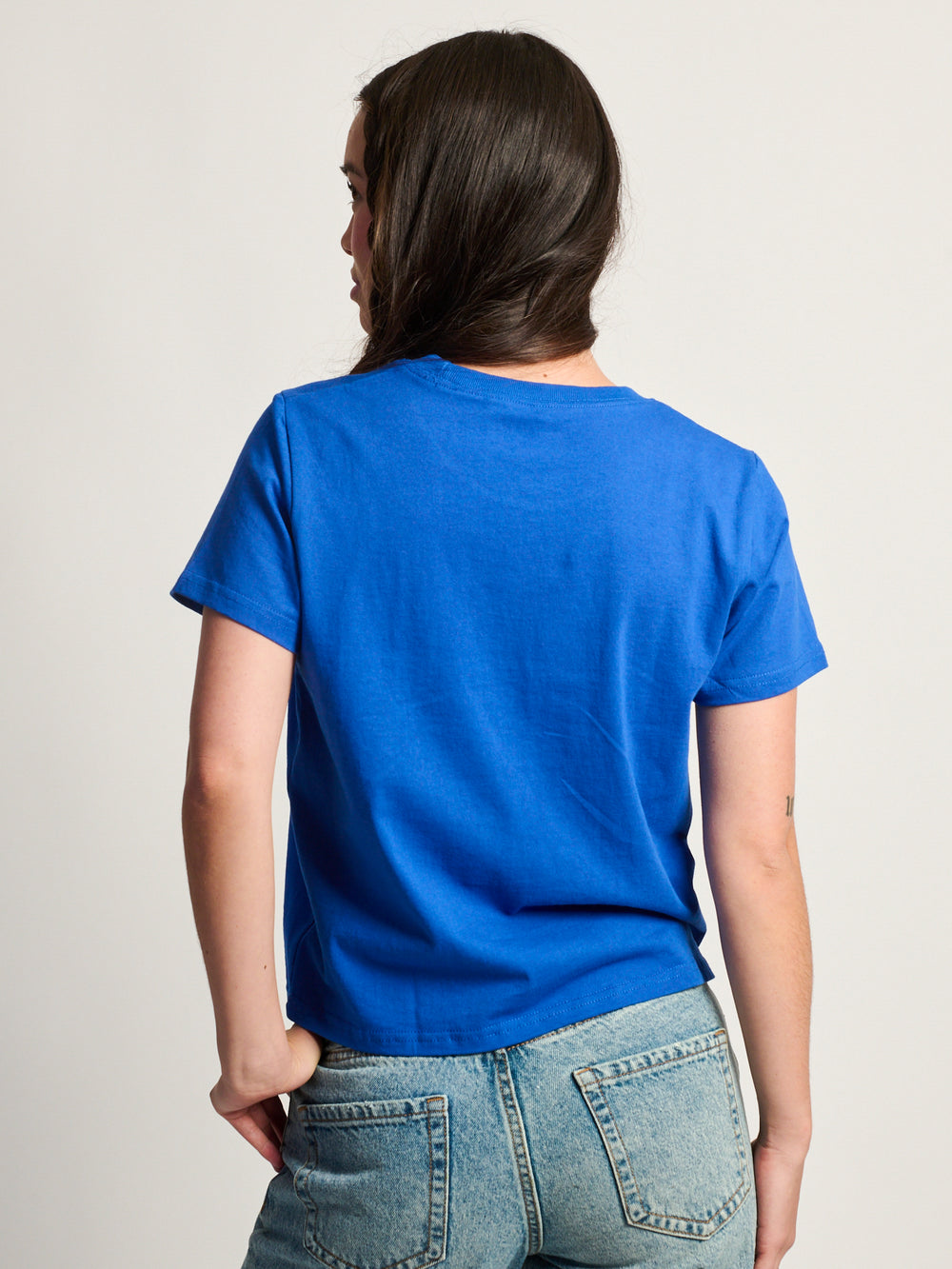 BOY MEETS GIRL BRAZIL BOXY TEE - COBALT