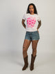 LONG LIVE COWGIRLS BOXY TEE LICENSED - Boathouse USA