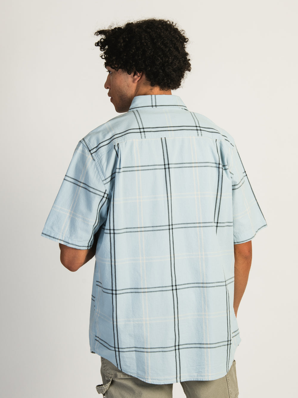 CARHARTT LOOSE FIT SHORT SLEEVE PLAID SHIRT