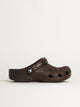 WOMENS CROCS CLASSIC CLOG - COFFEE CROCS - Boathouse USA