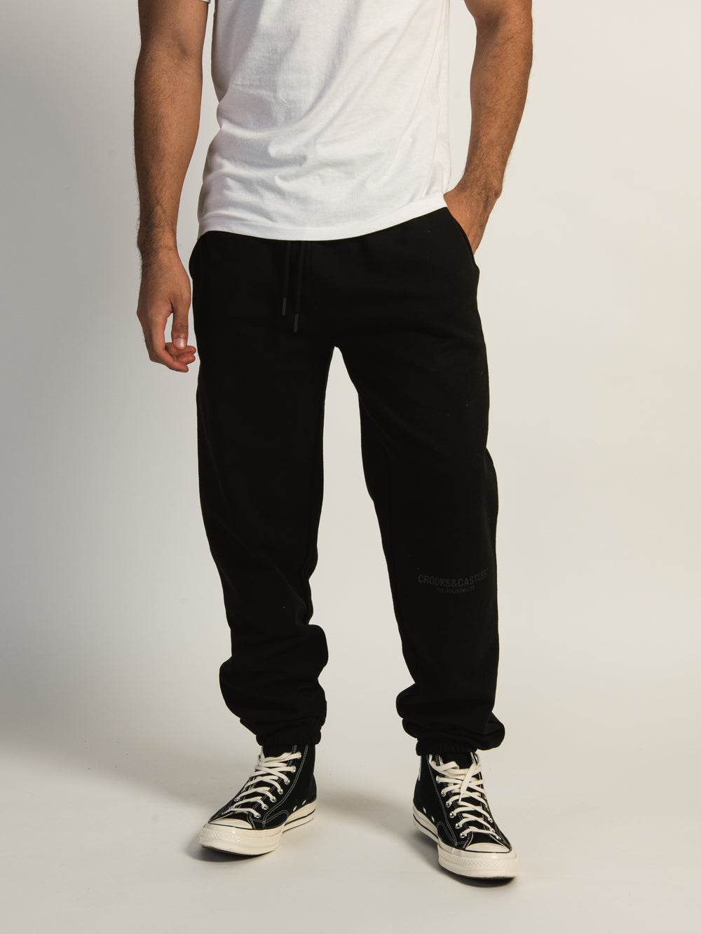 CROOKS & CASTLES RUBBER PATCH JOGGER