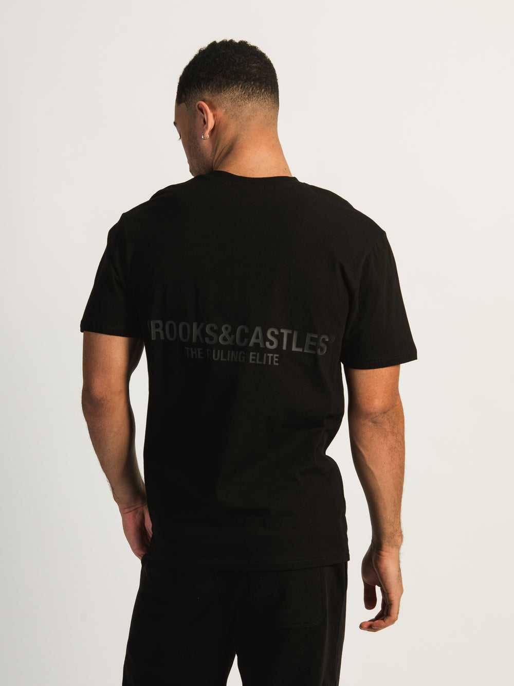 CROOKS & CASTLES RUBBER PRINT T-SHIRT