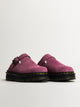 WOMENS DR MARTENS ZEBZAG SUEDE MULE