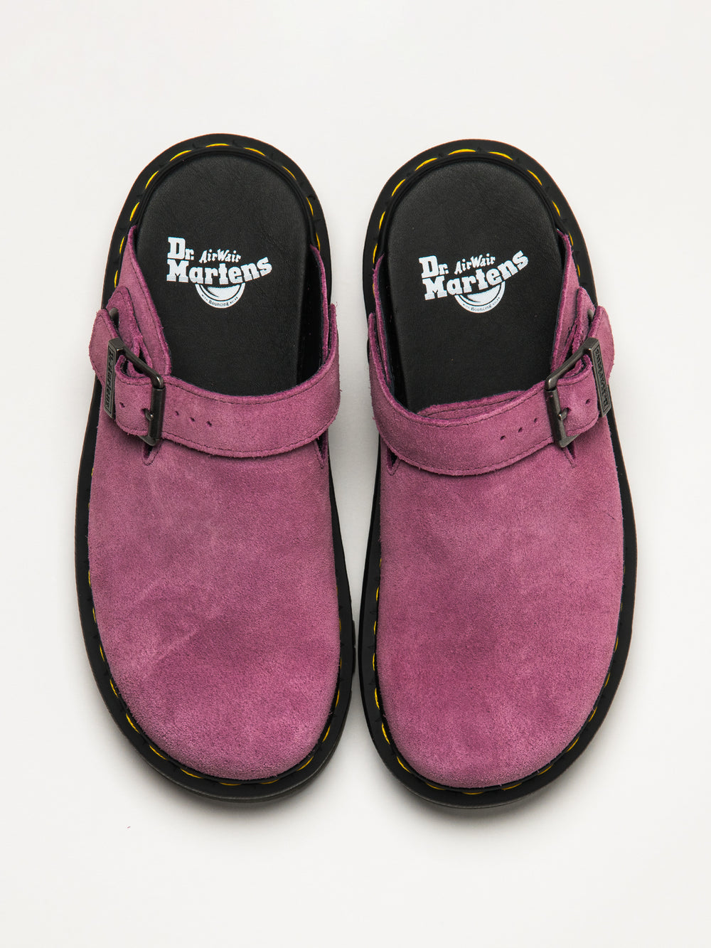 WOMENS DR MARTENS ZEBZAG SUEDE MULE