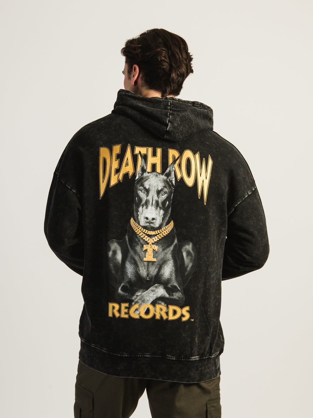 DEATH ROW RECORDS DOBERMAN WASHED HOODIE