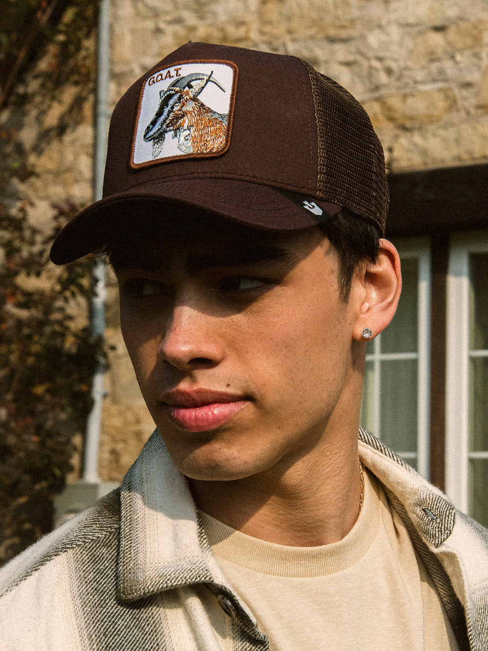 GOORIN BROS THE GOAT TRUCKER HAT