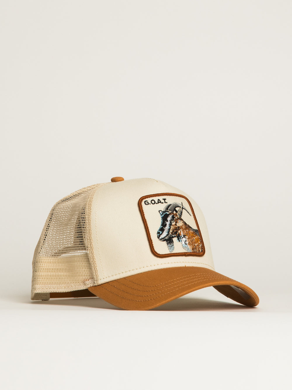 GOORIN BROS GOAT TRUCKER HAT - NATURAL