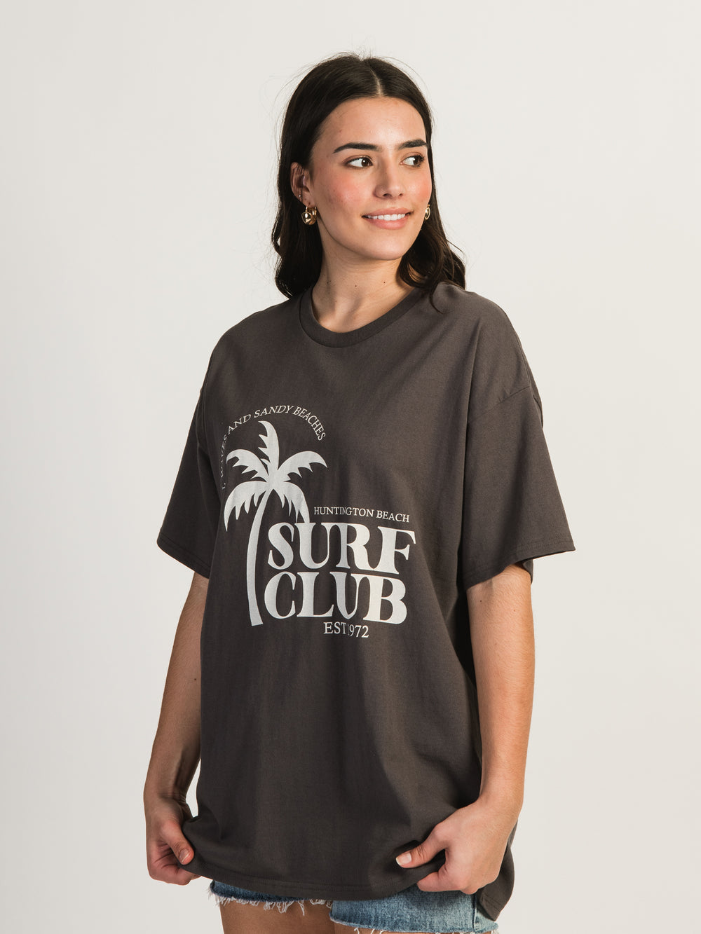 HARLOW SYDNEY OVERSIZED GRAPHIC TEE - SURF CLUB