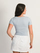 HARLOW SQUARE NECK SEAMLESS TEE - BABY BLUE HARLOW - Boathouse USA