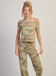 HARLOW CATE TEE - CAMO