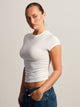 HARLOW ESSENTIAL RAGLAN TEE - WHITE