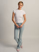 HARLOW ESSENTIAL RAGLAN TEE - WHITE