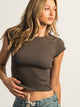 HARLOW ESSENTIAL RIBBED BABY TEE HARLOW - Boathouse USA