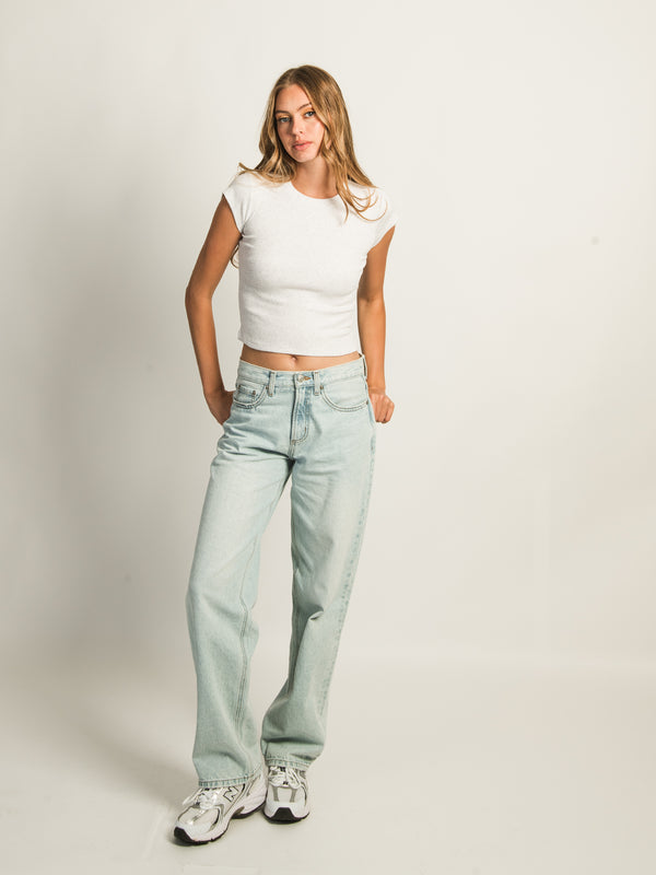 HARLOW ESSENTIAL RIBBED BABY TEE