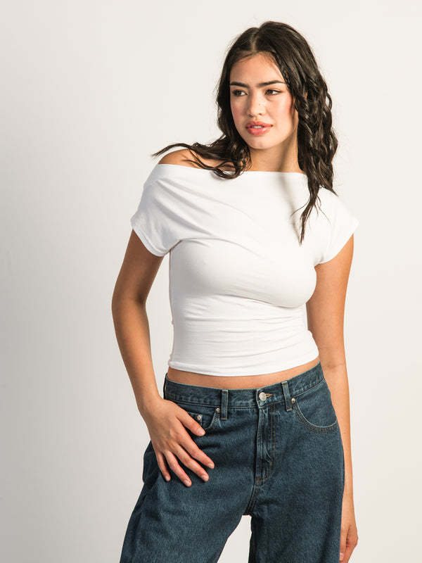 HARLOW SLOANE TEE - WHITE