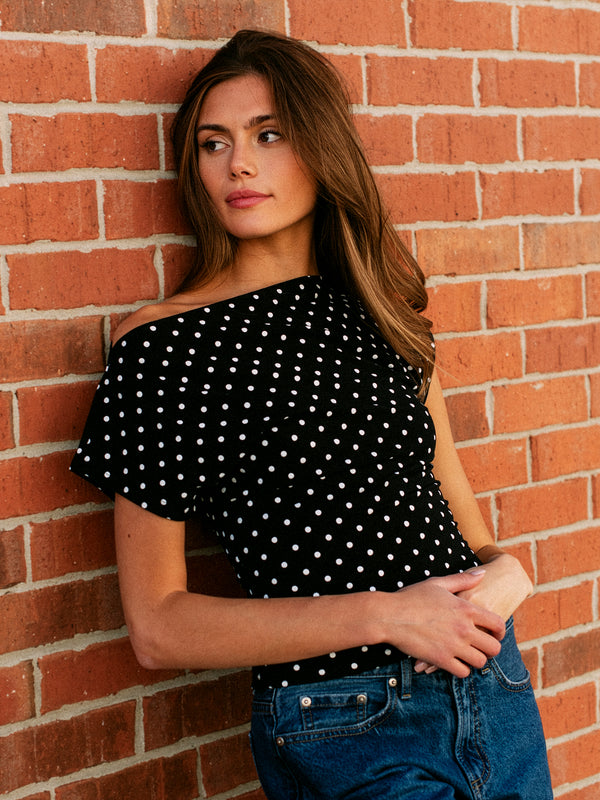 HARLOW SLOANE TEE - POLKA DOT