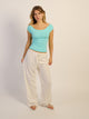 HARLOW CLAIRE TEE - AQUA HARLOW - Boathouse USA