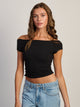 HARLOW CLAIRE TEE - BLACK HARLOW - Boathouse USA
