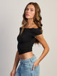 HARLOW CLAIRE TEE - BLACK HARLOW - Boathouse USA