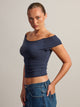 HARLOW CLAIRE TEE - NAVY
